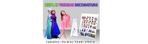 DISPLAY FIGURAS DECORATIVAS